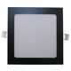 Plafonjera Square LED 16,8x16,8cm crna