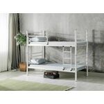 R70 - White, (90 x 190) White Bunk Bed