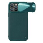 Maskica Nillkin CamShield Leather S za iPhone 14 Pro Max 6 7 zelena