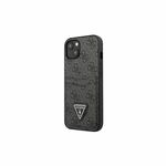 GUESS Futrola za iPhone 13 Pro Black Triangle Logo Cardslot