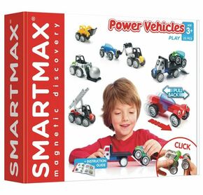 SmartGames Magnetni konstruktori SmartMax Power Vehicles mix - SMX 303 -1236