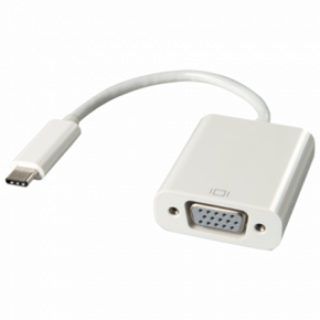 Fast Asia adapter-konverter USB C 3.1 na VGA (m/ž) (Beli)