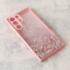 Torbica Frame Glitter za Samsung G908B Galaxy S22 Ultra roze