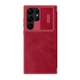 Futrola Nillkin Qin Pro Leather za Samsung S918B Galaxy S23 Ultra crvena