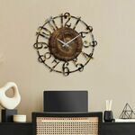 Wallity Metal Wall Clock 15 - 1 Multicolor Decorative Metal Wall Clock