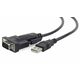 UAS-DB9M-02 Gembird USB to DB9M serial port converter kabl black 1.5m