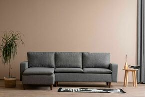 Atelier Del Sofa Lungo - Light Grey Light Grey Corner Sofa
