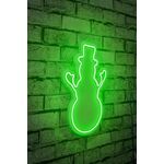 WALLXPERT LED dekoracija Snowman Green