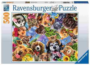 Ravensburger puzzle (slagalice) - Životinjski selfi RA15042