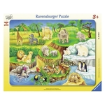 Ravensburger puzzle (slagalice)- Zivotinje u zoo vrtu RA06052