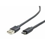 USB2.0 to USB-C Cable, up to 480 Mbit/s, Black, 1m