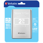 Verbatim Store 'n' Go USB 3.0 53189 eksterni disk, 2TB, 5400rpm, 16MB cache/8MB cache, 2.5", USB 3.0