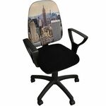 Esther kancelarijska stolica 68x68x98,5-116,5 cm crna / Manhattan