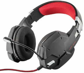 TRUST gejmerske slušalice GXT 322 CARUS (Crna/crvena) - 20408