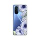 Maskica Silikonska Print Skin za Huawei Nova Y70 Y70 Plus Blue Roses