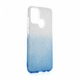 Torbica Double Crystal Dust za Huawei Honor 9A plavo srebrna
