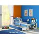 Deciji krevet ACMA II 160x80 F + dusek 6 cm BLUE38
