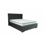 Veneto krevet sa podnicom i prostorom za odlaganje 172x217x118cm sivi