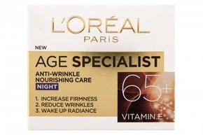 L'Oreal Paris Age Specialist Anti-Wrinkle 65+ Noćna nega protiv bora 50 ml