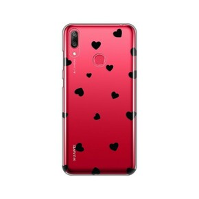 Maskica Silikonska Print Skin za Huawei Y7 2019 Y7Prime 2019 Heart