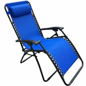 Sklopiva relaks fotelja D-070 plava