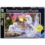 RAVENSBURGER puzzle (slagalice)- jednorog na reci RA14873