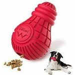 GiGwi igračka za pse sijalica od gume crvena M