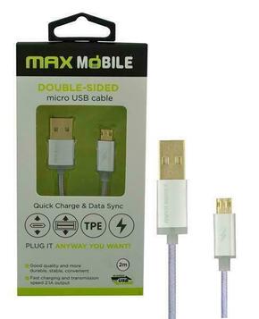 Max Mobile Kabl za brzo punjenje Double-sided micro USB 2 m