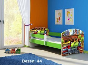 Deciji krevet ACMA II 140x70 + dusek 6 cm GREEN44