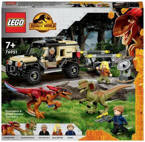 LEGO 76951 Transport piroraptora i dilofosaurusa