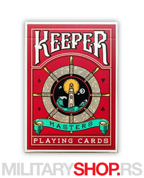 Keepers karte za igranje crvene