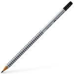 Grafitna olovka Faber Castel GRIP HB sa gumicom siva 117200 (12605)