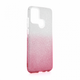 Torbica Double Crystal Dust za Huawei Honor 9A roze srebrna