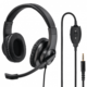 Hama HS-P350 slušalice, 3.5 mm, crna, 100dB/mW, mikrofon