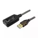 Kabl USB A - USB A m/f produžni sa pojačivačem 10m