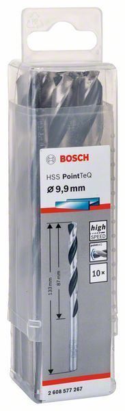 Bosch HSS spiralna burgija PointTeQ 9