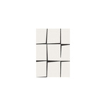Tepih Shuffle Cube 160x230cm beli