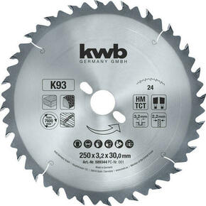 KWB KWB 49589344 Rezni disk za cirkular 250x30 24Z