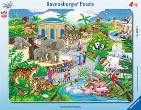 Ravensburger puzzle (slagalice) - Poseta zoo vrtu RA06661