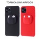 Maskica 2in1 airpods za iPhone 6 6S crvena