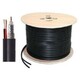 RG59 2x0 75NX Koaksialni kabl sa napojnim kablom outdoor black 305m