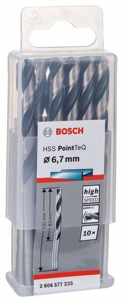 Bosch HSS spiralna burgija PointTeQ 6