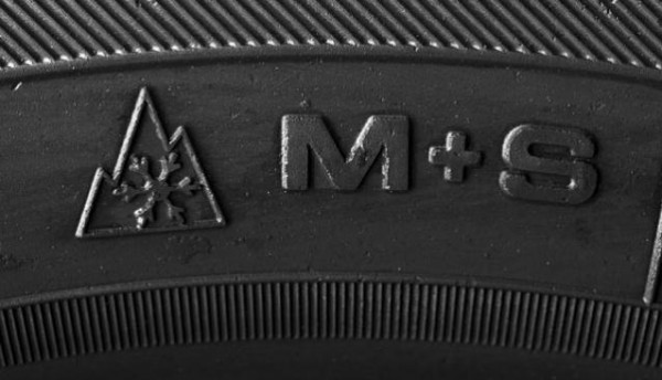 MS oznaka na gumi sa snežnom pahuljom
