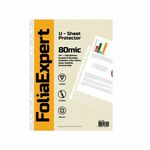 U folija 80 mic 1/100 FOLIAEXPERT A4+ kristal 235x305mm