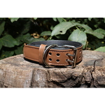 AlexaLeather.u Charlie's Brown ogrlica Lux 50mm