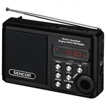 Radio SENCOR SRD 215 B USB/MP3 crni