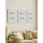 Sinsay - Ram za fotografije 3 pack - belo belo SS 2025 337FR-00X