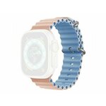MOYE Smart Watch Ocean Strap 44/45/49mm Pink Sand/Blue Fog