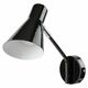 Rabalux Alfons, metal zidna lampa, crna-hrom, E27 1x MAX 25W
