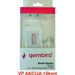 Gembird punjač NPA-AC36, 18W